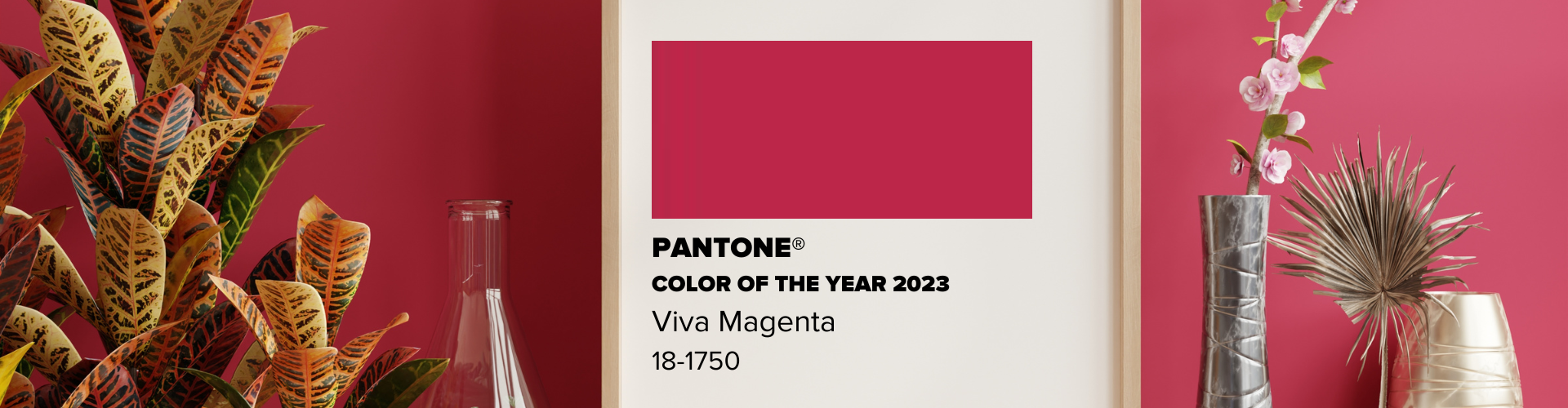 A vase with flowers.