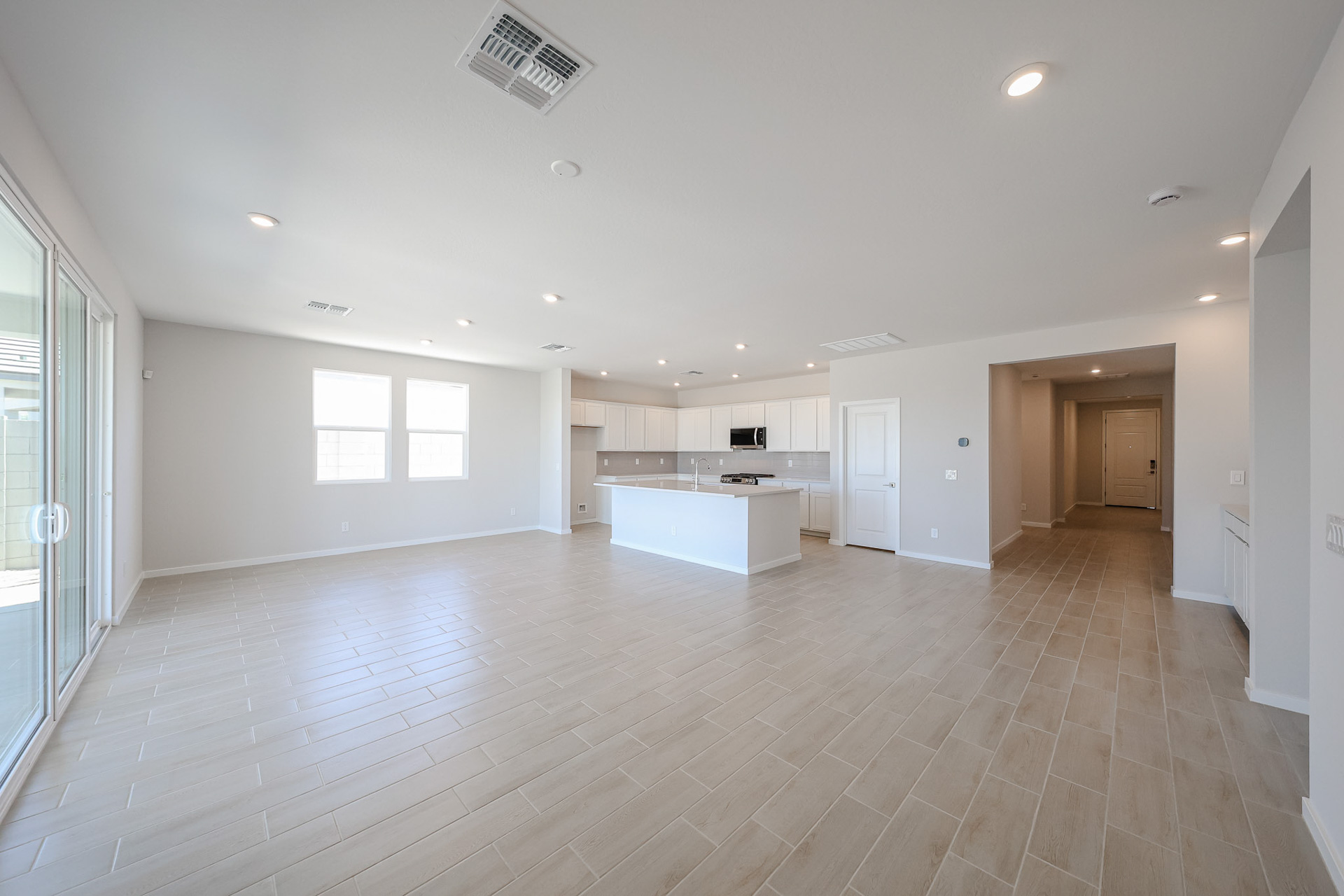 A large empty room.