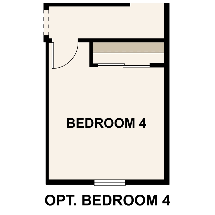 Diagram. Madison Floorplan, Upper Level Option