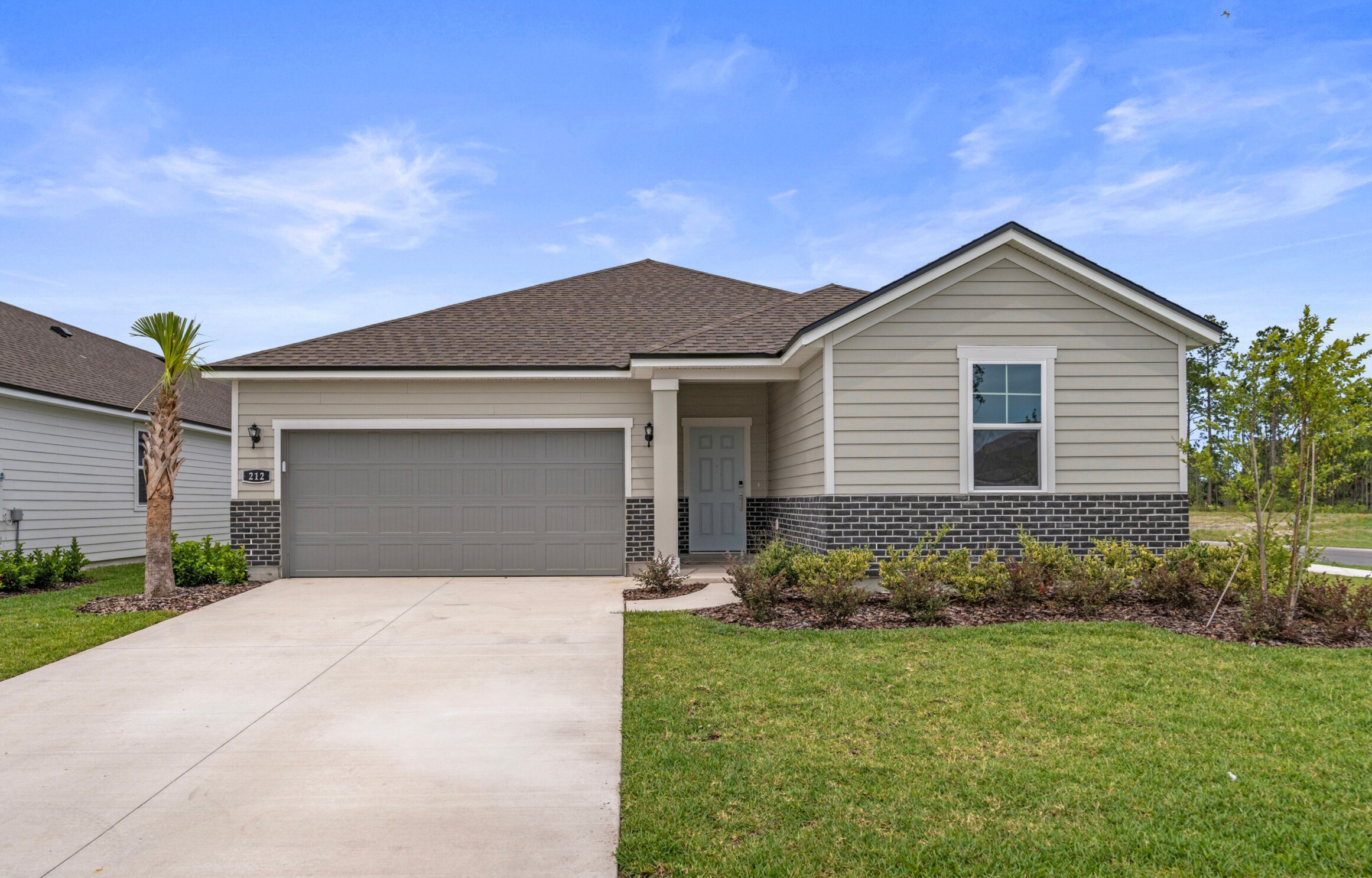 Palmetto Floorplan Lot 60 Exterior at Seminole Palms in Palm Coast