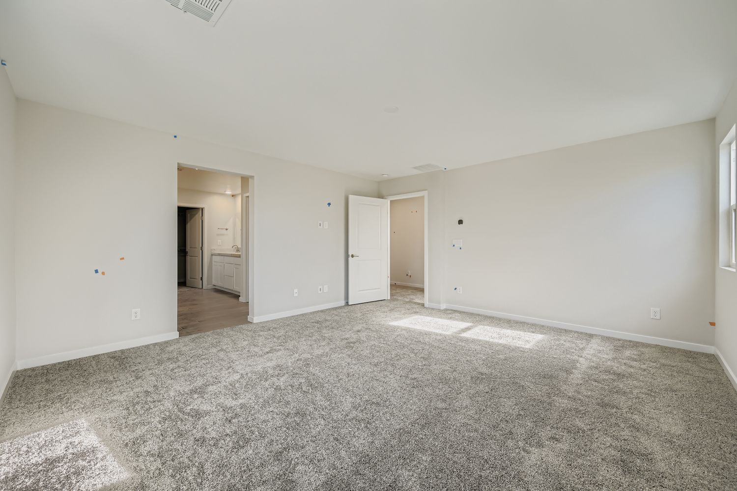 A room with white walls.