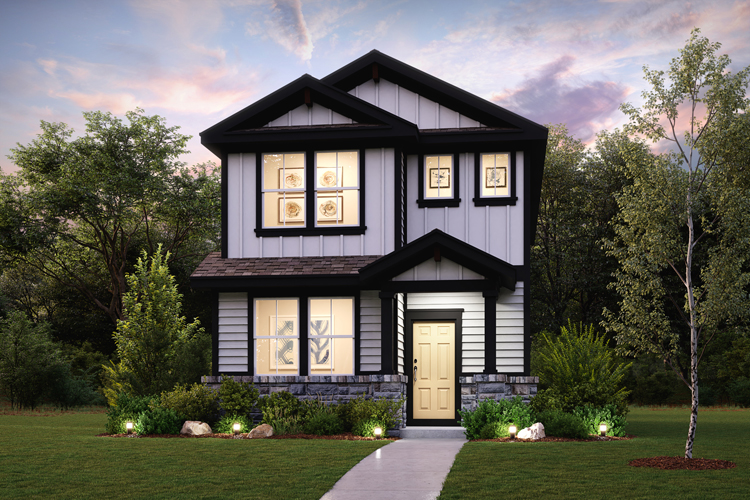 A house with a large front yard with Martin Luther King Jr. National Historic Site in the background.