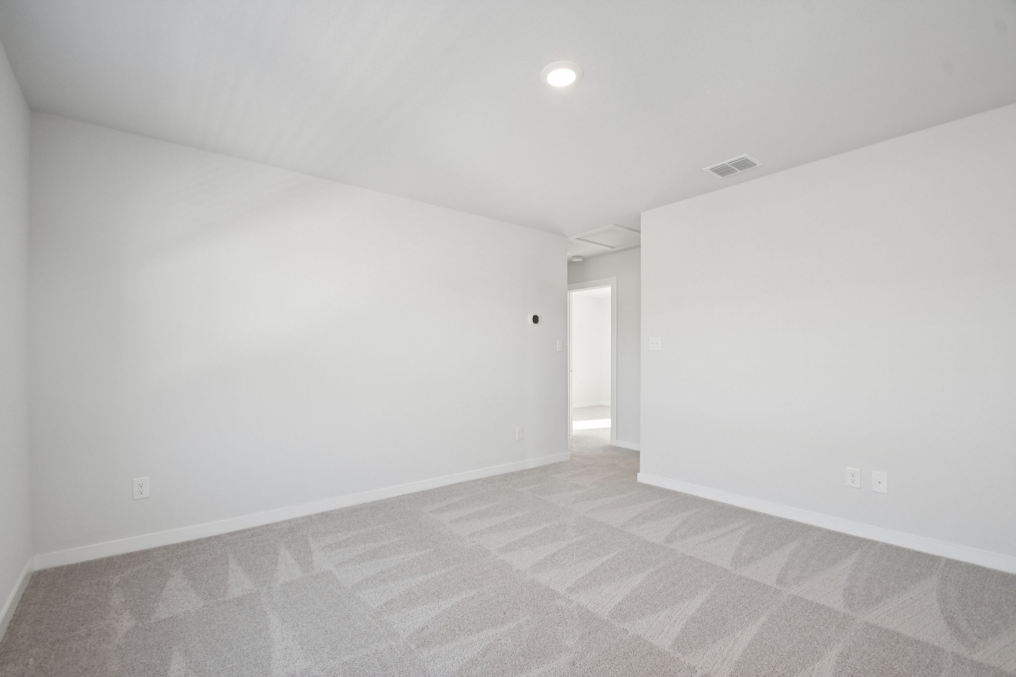 A room with white walls.