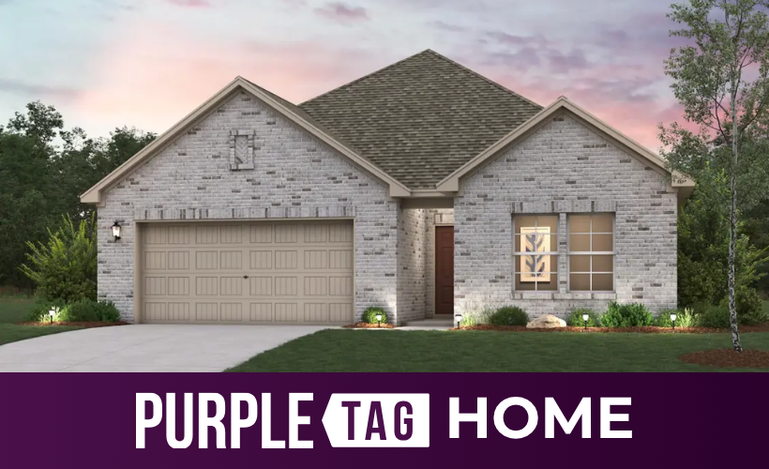 A house with a garage.