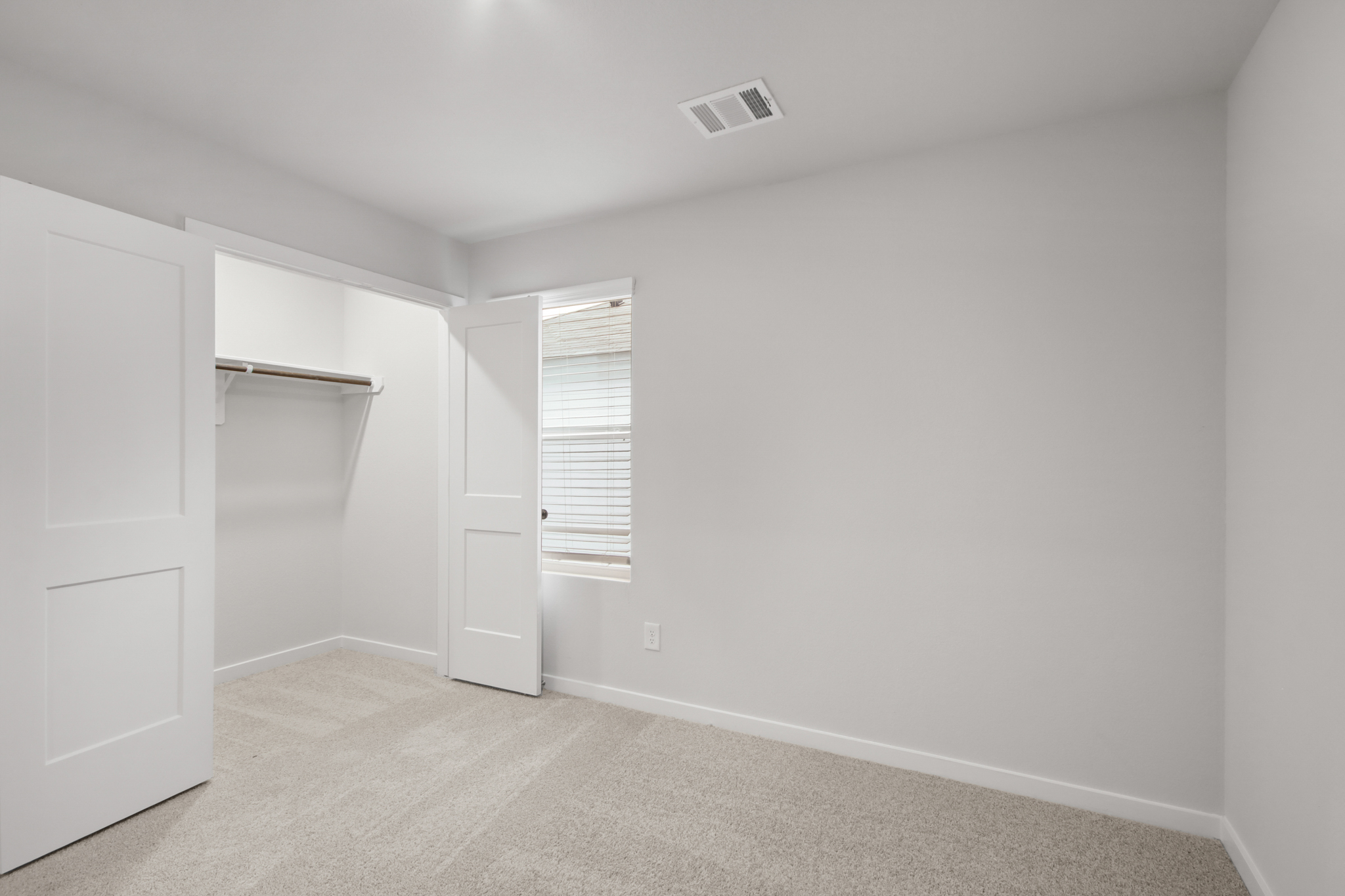 A room with white walls.