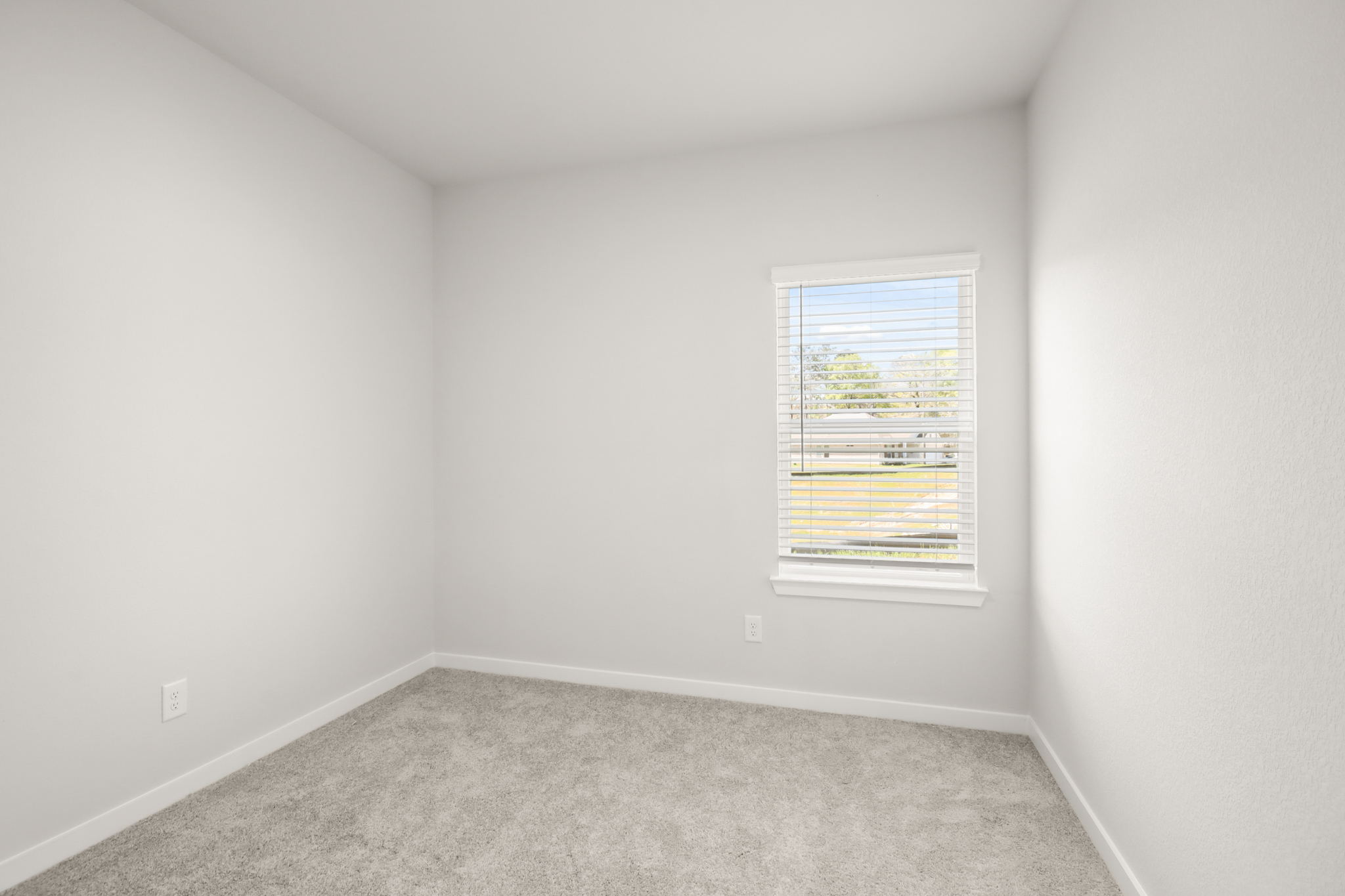 A room with a window.